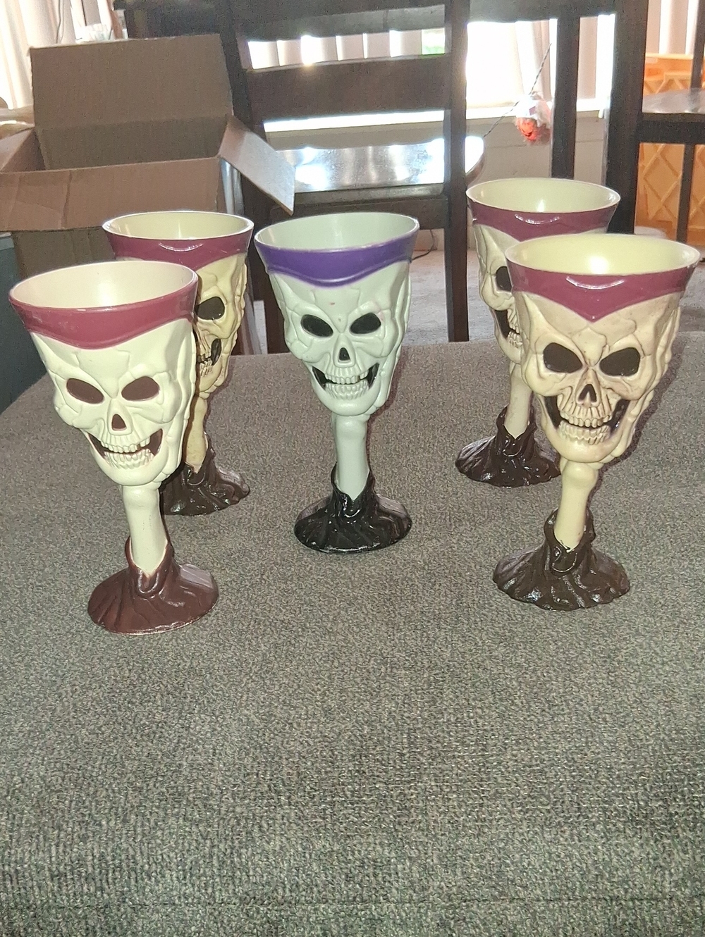 Skull Goblet Plastic (Set of 5)